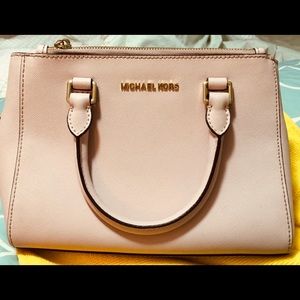 Michael Kors Kellen Satchel Crossbody Blossom Pink